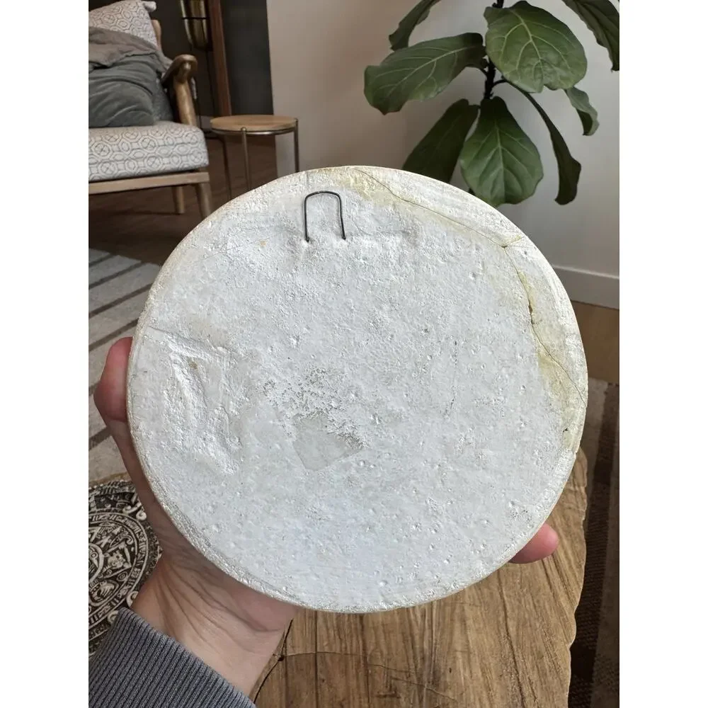 Aztec Mayan Calendar Plaque 7 In 6 In Wall Hanging Sandstone Set Of 2